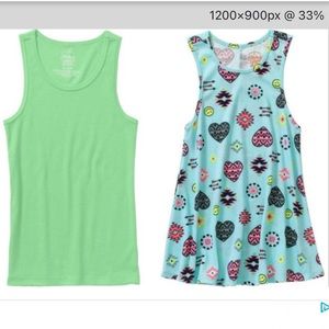 Girls tank tops bundle size 6/6X